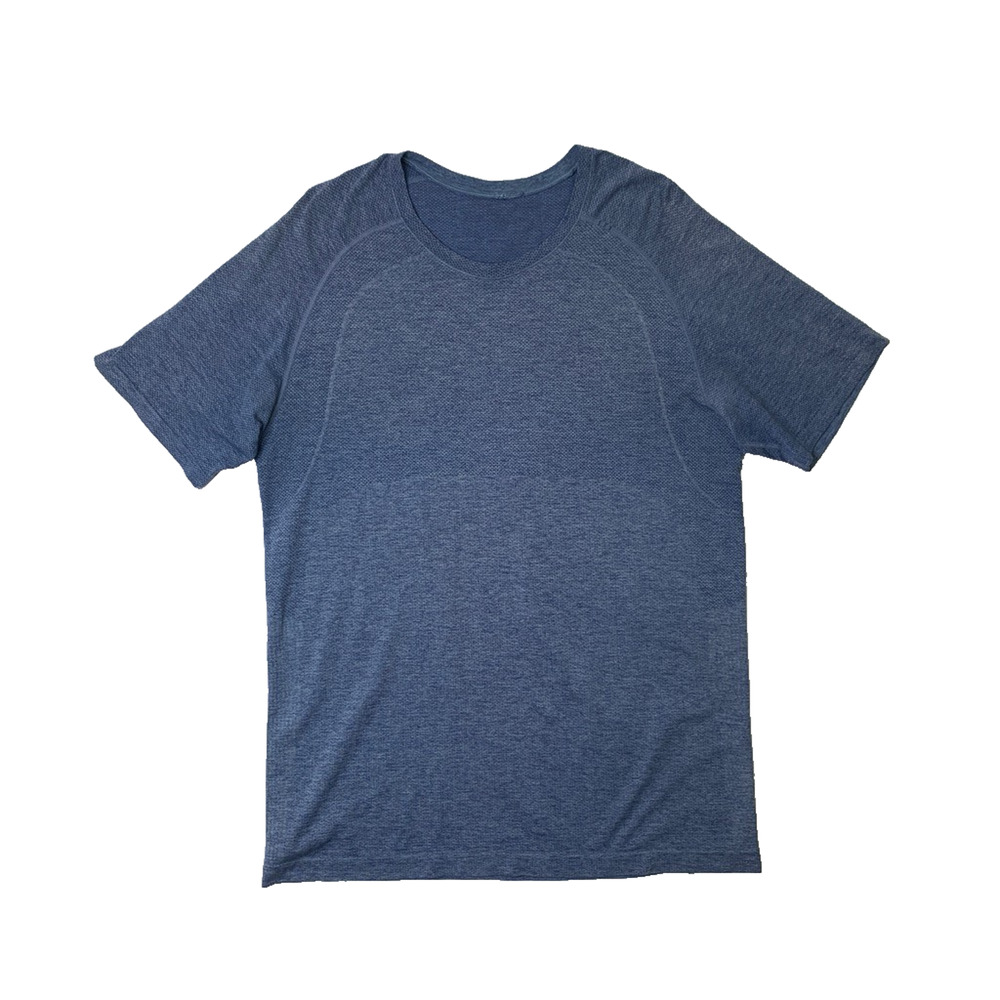 Lululemon T Shirt Mens L Large Cadet Metal Vent Tech Short Sleeve Training Gym